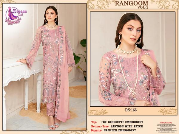 Dinsaa Rangoom Vol 2 Georgette Designer Pakistani Salwar Kameez